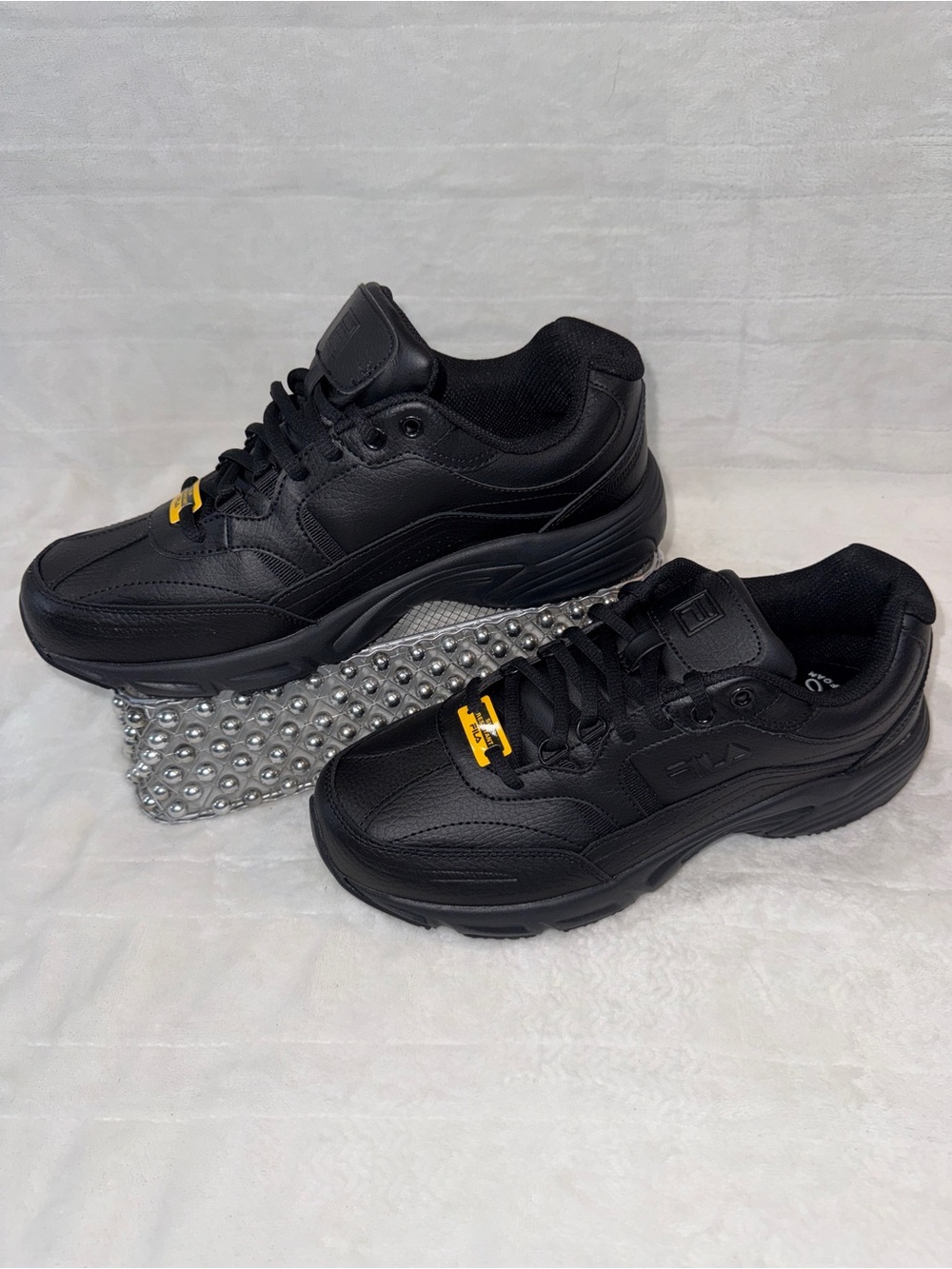 Fila Memory Workshift SR 👟⚡ Men’s 9 EEEE/Women’s 10.5 Black 1SGW0002-001 WIDE